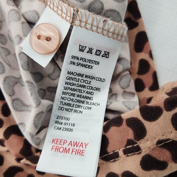 Rachael Zoe Womens Size Medium Long Sleeve Button Front Pajama Top - Picture 6 of 6